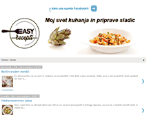 Tablet Screenshot of easy-recepti.com